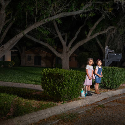 Waiting for the Bus in Uvalde